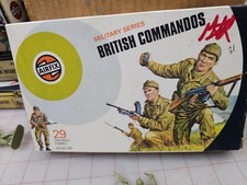 Vintage Airfix 1/32 British Commandos 51454-1 Complete 29 2 Extra Unused...