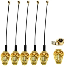 TUOLNK RPSMA to IPX Coax Cable 6inch(15cm) MHF1 U.fl to RP SMA Female WiFi An...