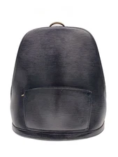 LOUIS VUITTON Backpack Goblin_Epi Leather BLK Used