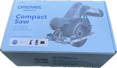 New! Dremel Blueprint Compact Circular Saw Kit 12V Brushless 3-3/8'' CS12V-S1