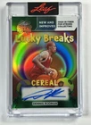 DENNIS RODMAN 2025 LEAF METAL AUTHENTICS LUCKY BREAKS AUTO PRISMATIC GREEN 3/4