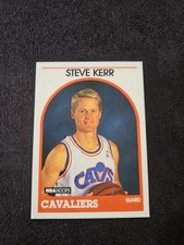 🏀1989-90 NBA Hoops #351 Steve Kerr Rookie Card RC🏀Near Mint🏀A
