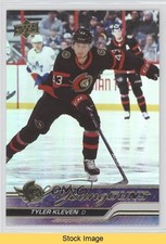 2023-24 Upper Deck Series 1 Young Guns Silver Foil Tyler Kleven #235 READ 1os2