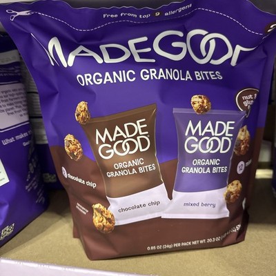 Made Good Organic Granola Minis Variety Pack 0.85 oz 24 Count EXP 09/2026
