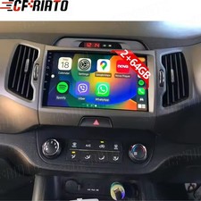 Autoradio Carplay Android 15 2+64G GPS NAV RDS WIFI Für KIA Sportage 3 2010-2016