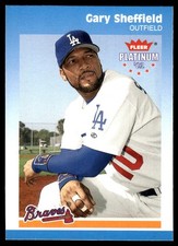 Gary Sheffield 2002 Fleer Platinum #72 Braves MLB READ FREE SHIP AutographDen