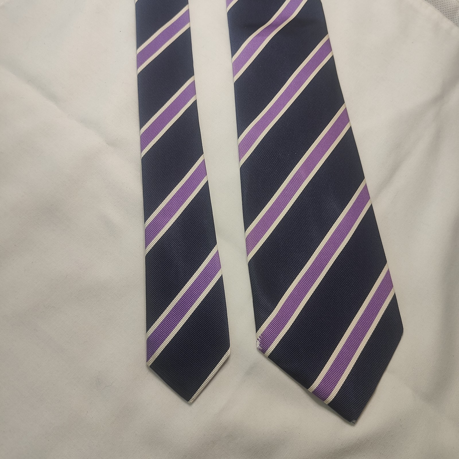 Regent Stripe Purple Well Worn 100% — view 2