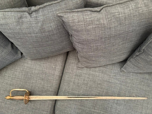 Very good condition British Officer 1796 sword with etched PrussiaSolingen blade