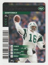 Vinny Testaverde - NY (Football Card) 2001 Showdown - 2002 1st Ed # 307 - Mint