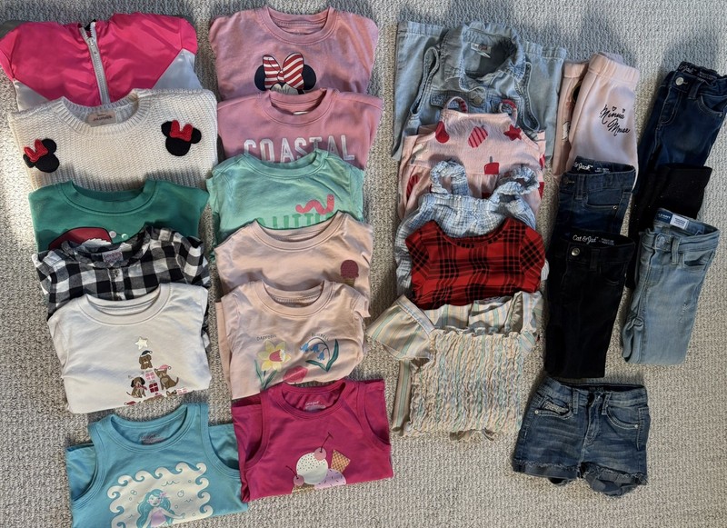 Lot Of 24 Pieces 3T Girls Clothing Spring/Fall - Mostly Cat & Jack