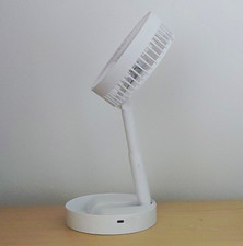 USB C Rechargeable Desk Fan, Orientation Changeable, 3 Speed, Portable, Fast Air