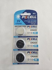3-PK New-CR2025 - -Lithium Battery-3V-Car Fobs-Fast Shipping -EX-2026- AAA