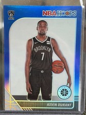 2019-20 Panini NBA HOOPS Premium Stock Kevin Durant #61 Blue Prizm