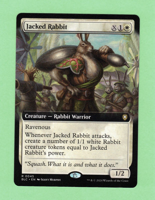 MTG - JACKED RABBIT R 0045 BLC 2024 EXTENDED ART