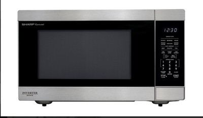 Sharp Countertop Microwave Oven 1200 Watt 2.2 Cu Ft  16.5'' Carousel Turntable