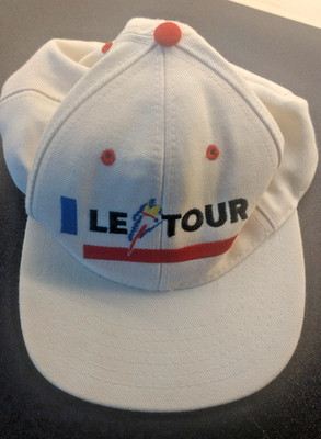 Le Tour Vintage Cycle Cap - White Ivory - Retro - Frankreich - NEU