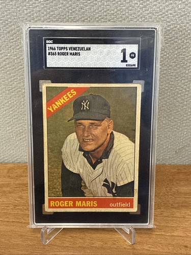 1966 Topps Venezuelan Roger Maris #365 card