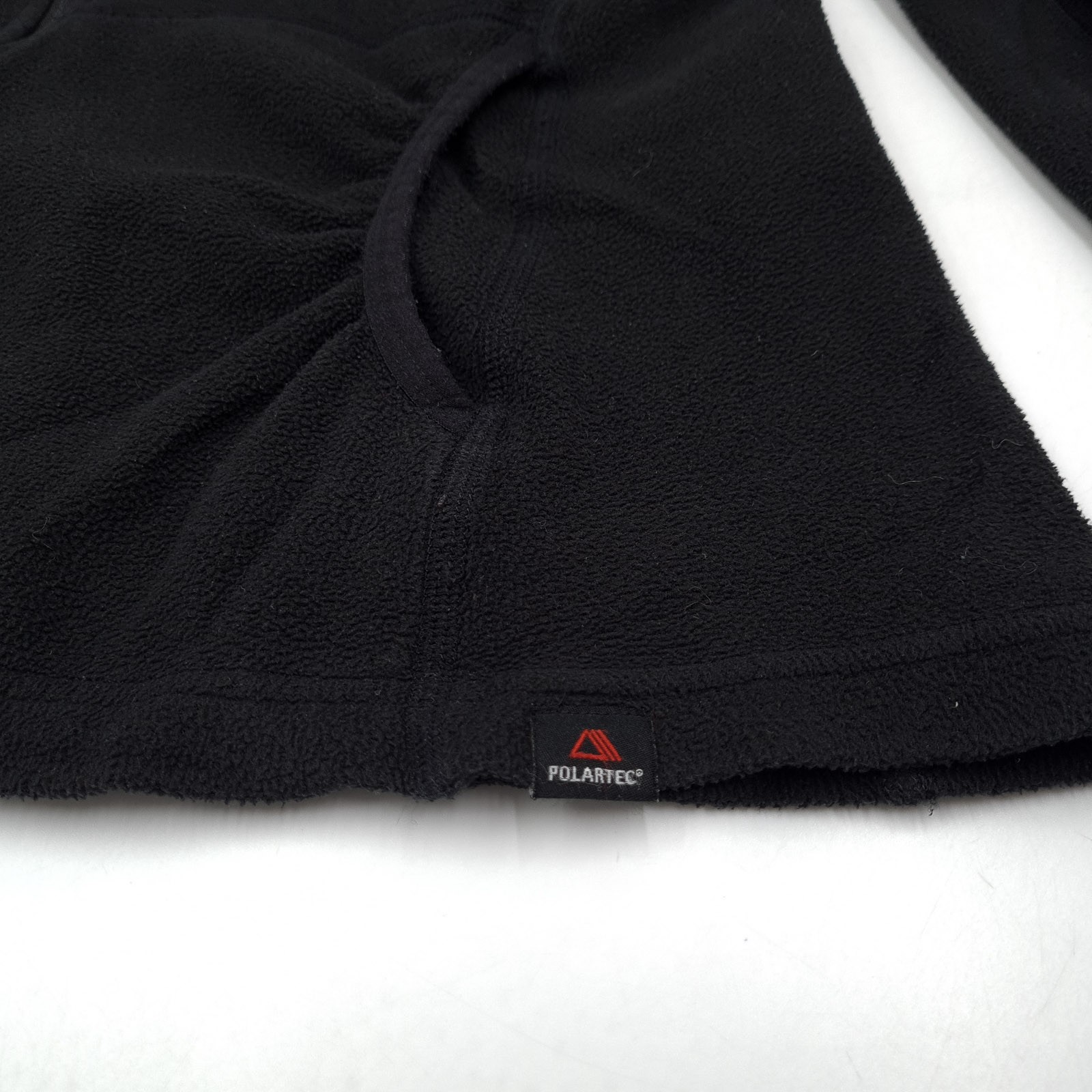 The North Face Fleece Jacket Black Hooded Microfleece Zip Up Women Tf2 Size M thumbnail 8