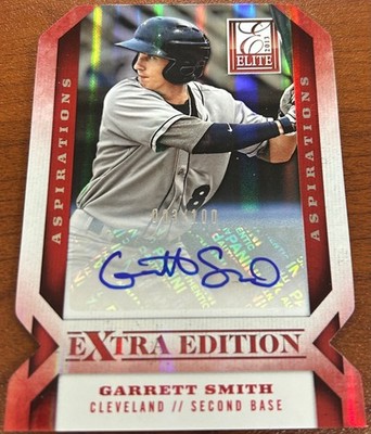2013 Panini Elite Extra Edition GARRETT SMITH RC #55  Indians Die-Cut Auto /100