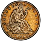 1855-O 50C Arrows Liberty Seated Half Dollar PCGS VF20