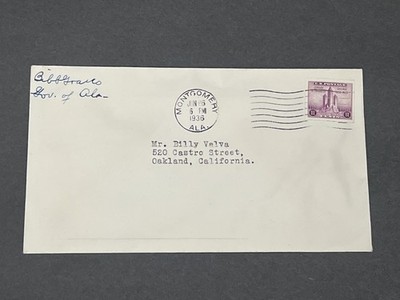 Sam Graves 1936 SIGNED ALABAMA GOVERNOR BIBB GRAVES ! POLITICAL AUTOGRAPH STAMP ...