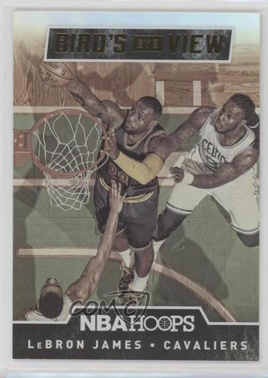2015-16 Panini NBA Hoops Bird's Eye View LeBron James #8 0k8