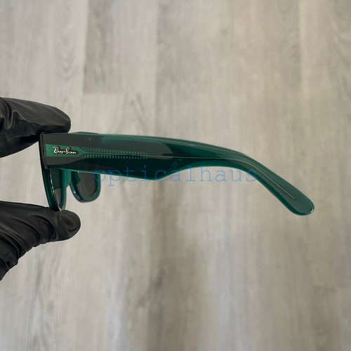 RB0840S Ray-Ban Mega Wayfarer transparent grünes Gestell graue Gläser 51 mm - Bild 3 von 5