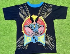 Vintage Kids Marvel Shirt Youth LG Single Stitch 1993 XMen Wolverine Ringer Tee