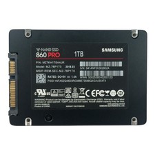 Samsung 860 Pro 1TB SSD (MZ-76P1T0) 3D V-NAND SATA III 6Gb/s 2.5" - 95%+ Health