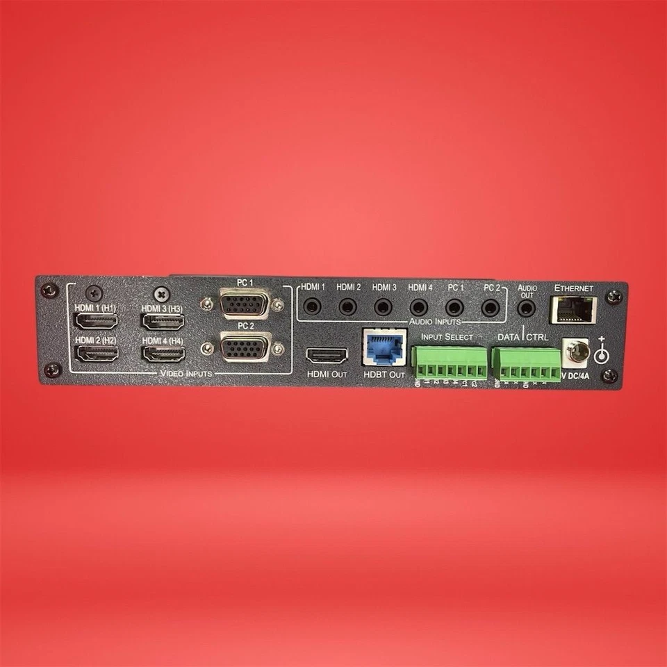 Kramer VP-440 Presentation Switcher/Scaler Black HDMI/PC Audio Inputs - Image 2 of 4