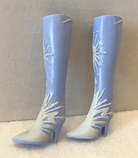 Disney Frozen ELSA Tall Snowflake Boots Doll Shoes
