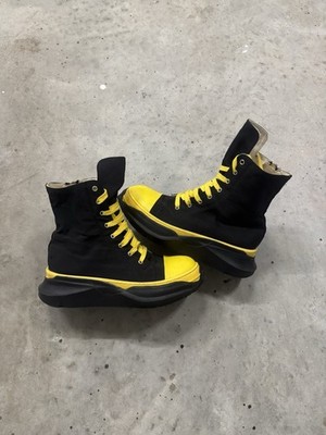 Rick Owens DRKSHDW Abstract Ramones Black and Yellow SS21 Size 45 (12US)