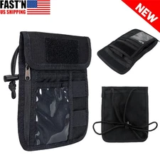 Neck Wallet Tactical Passport Card Phone Holder Pouch Travel Purse Case Cover