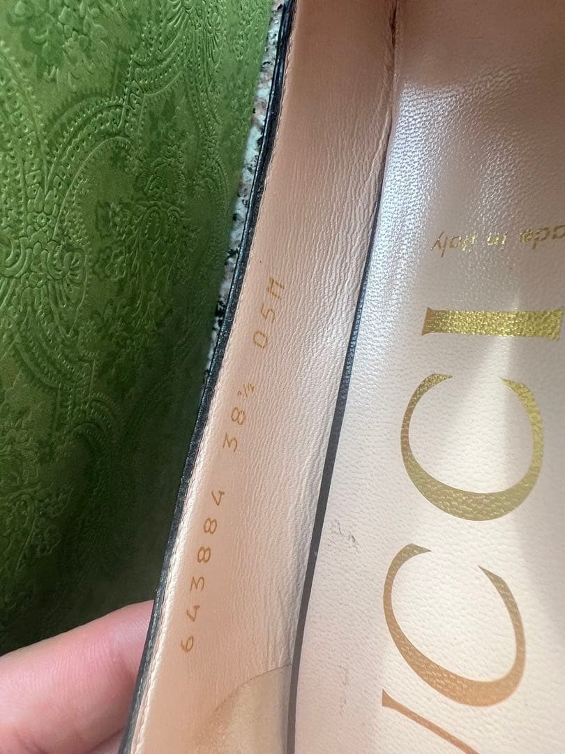 Gucci Horsebit Pumps Heel Black Leather Size 38.5 US About8.5 For Women thumbnail 24