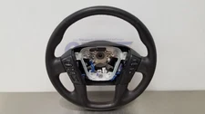 21 NISSAN TITAN PRO-4X STEERING WHEEL BLACK LEATHER HEATED