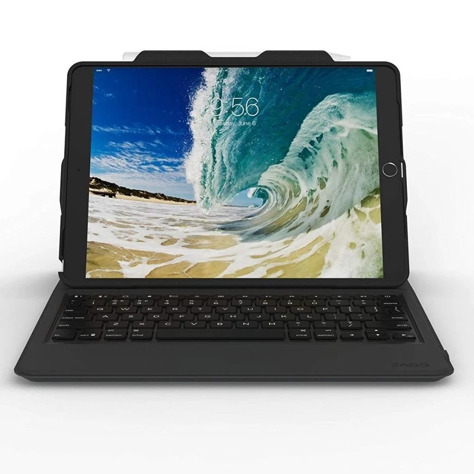 ZAGG Rugged Messenger Folio Case for 10.5-Inch iPad Pro - Back-lit QWERTY Layout - Image 3 of 4