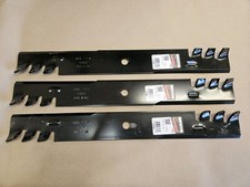 Set of 3 Mulching Mower Blades Fits Toro Exmark 60" Made In USA 20-1/2 x 5/8