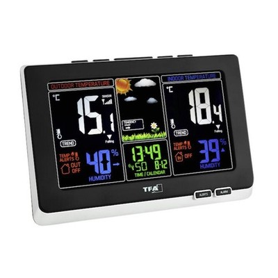 TFA 35.1129.01 ''Spring'' Funk-Wetterstation mit farbiger Hintergrundbleuchtung