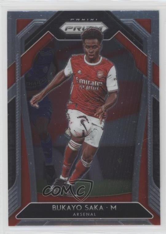 2020-21 Panini Prizm Premier League Bukayo Saka #40 2d0