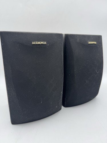 Black-audiovox impedance 8ohm speakers Set Of TWO