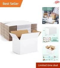 Versatile 30-Pack 6x4x4 Cardboard Shipping Boxes for Small Business Packaging