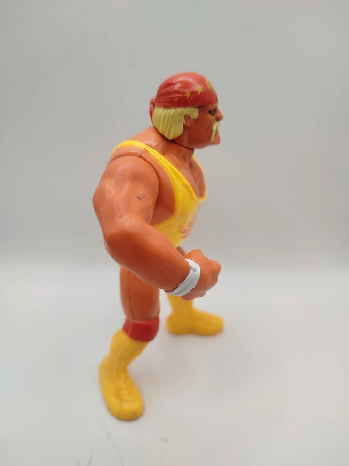 Hasbro WWF wrestling 1991 Serie HULK HOGAN Figure MOSSA OK Vintage giocattolo - Immagine 3 di 4