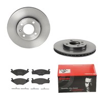 Brembo Bremsscheiben Ø256MM + BremsbelÄGe Vorne FÜR VW Golf II Jetta Skoda VW