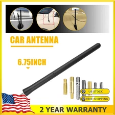 6.75" Short Black Antenna Mast Radio AM/FM Universal for CHEVY Ford Toyota GMC