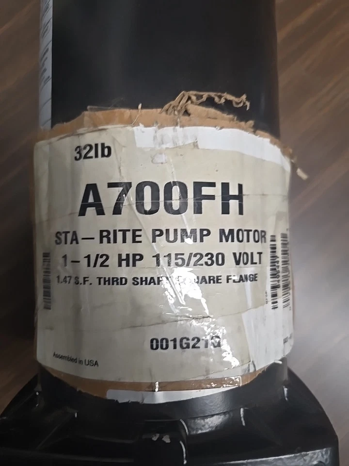 Motor bomba de repuesto STA RITE HMSF-1FL 115/230 1 fase Foto 3 de 4