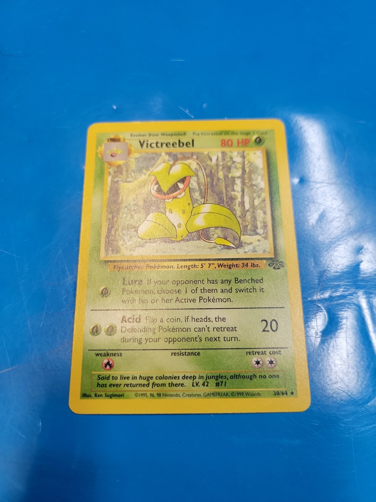 Victreebel 30/64  Jungle Pokémon Wizards
