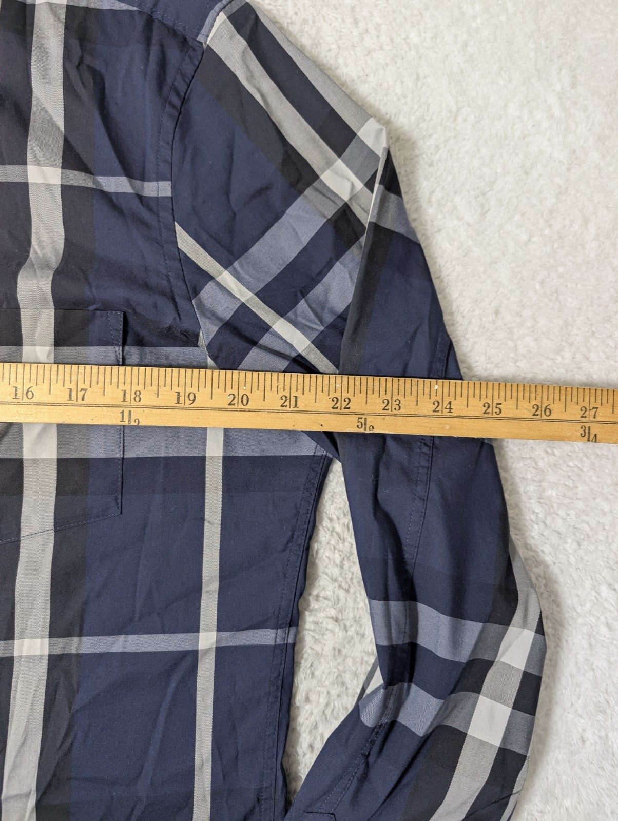 Burberry Check Stretch Performance Button Up Shir… - image 6