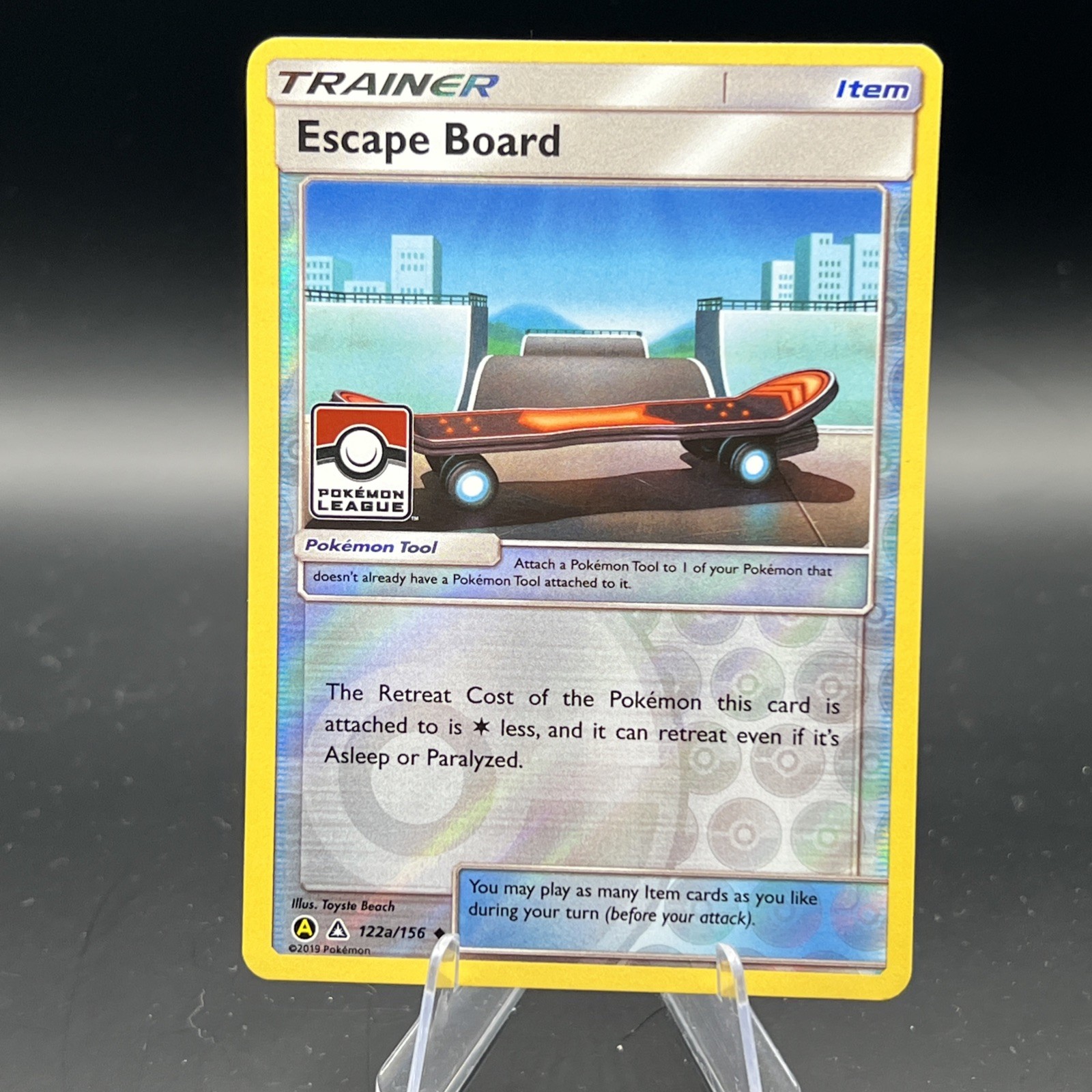 Escape Board - (Pokemon League) 122A/156 League & Championship Cards Reverse...