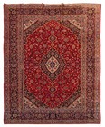 Amazing Hand Knotted Vintage Traditional Qashoun Wool Area Rug 12 x 9 Ft — photo 1