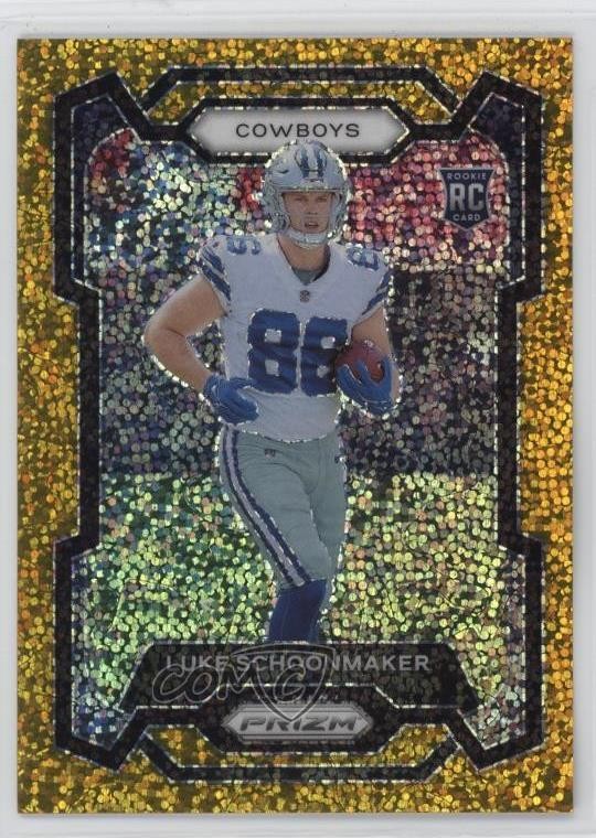 2023 Panini Prizm Rookies Gold Sparkle 3/24 Luke Schoonmaker #325 Rookie RC 0fo5